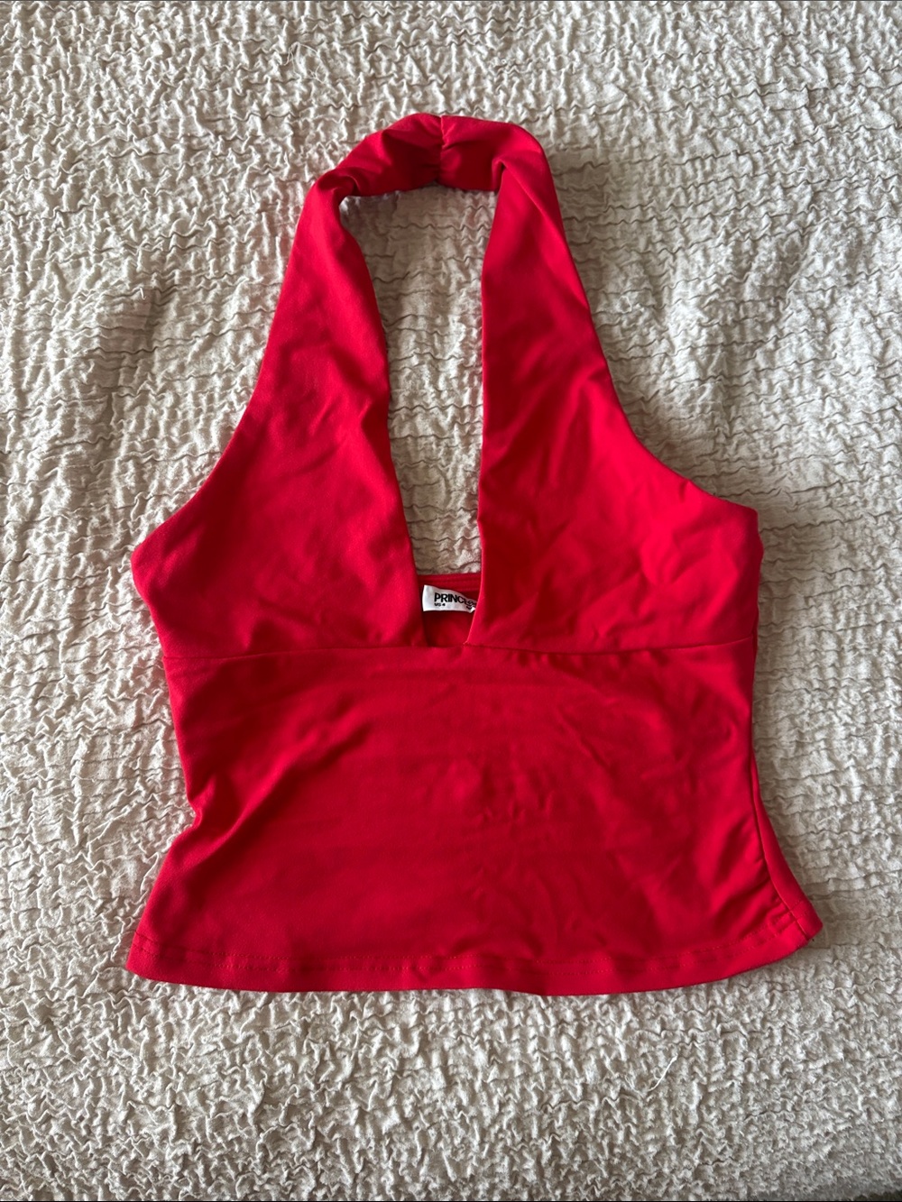 Red Halter Top